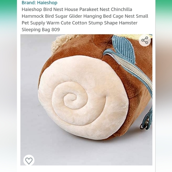 Haieshop Bird Nest House Parakeet Nest Chinchilla Hammock Bird Sugar Glider Hang - Picture 5 of 9